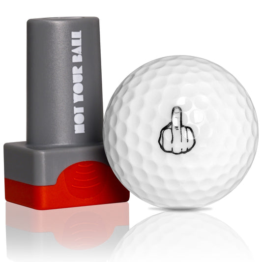 Middle Finger Ball Stamp