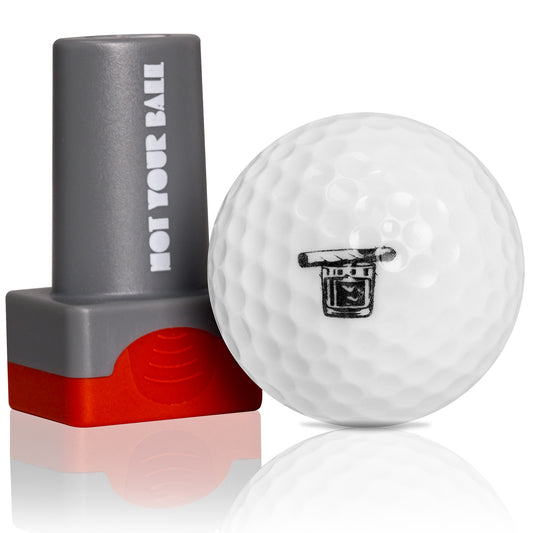 Whiskey Cigar Ball Stamp