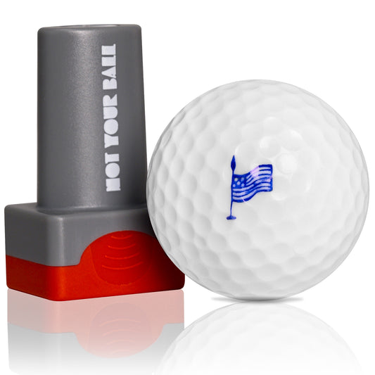USA Flag Ball Stamp