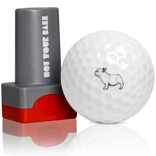 French Bulldog Ball Stamp