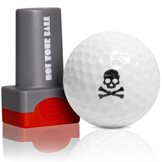 Skull Crossbones Ball Stamp
